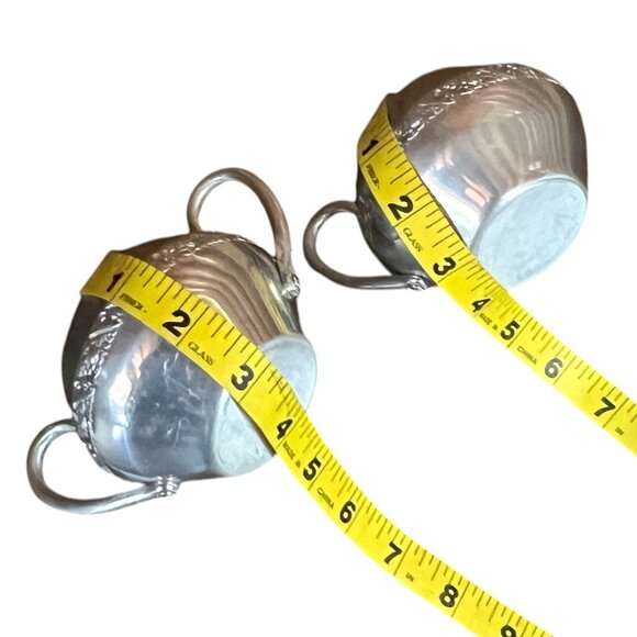 Vintage Wilsonware Aluminum Creamer and Sugar Bowl with Lid Set - Picture 4 of 6